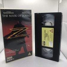 The Mask Of Zorro 1998 Swashbuckler Film VHS Video Tape