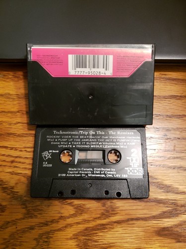 1990 Technotronic Trip On This The Remixes Cassette Tape - Picture 2 of 2