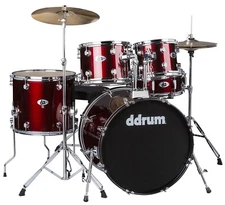 ddrum D2 Series - Blood Red - Complete Drum Set With Cymbals