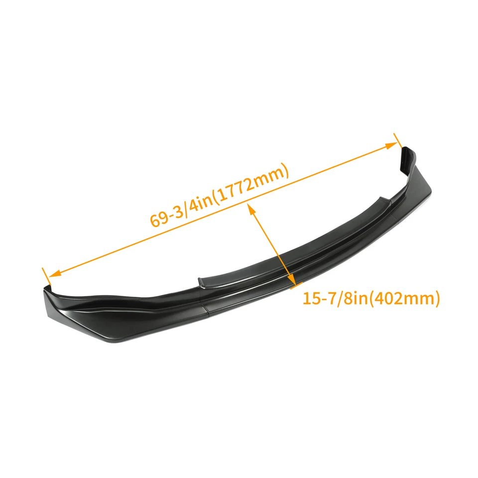 For 2003-2005 Nissan 350Z Z33 JDM Style NS N PP Front Bumper Chin Lip Body Kit - Image 2 of 4