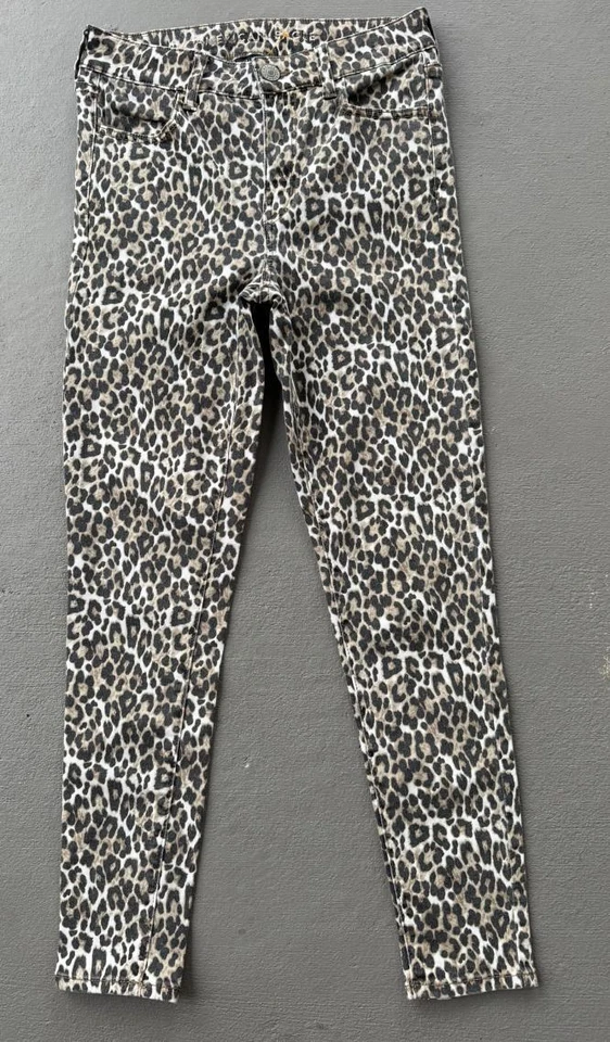 american eagle cheetah jeans 4