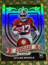 2021 Panini Prizm Draft Picks #169 Jaylen Waddle RC SP CRUSADE SILVER REFRACTOR 