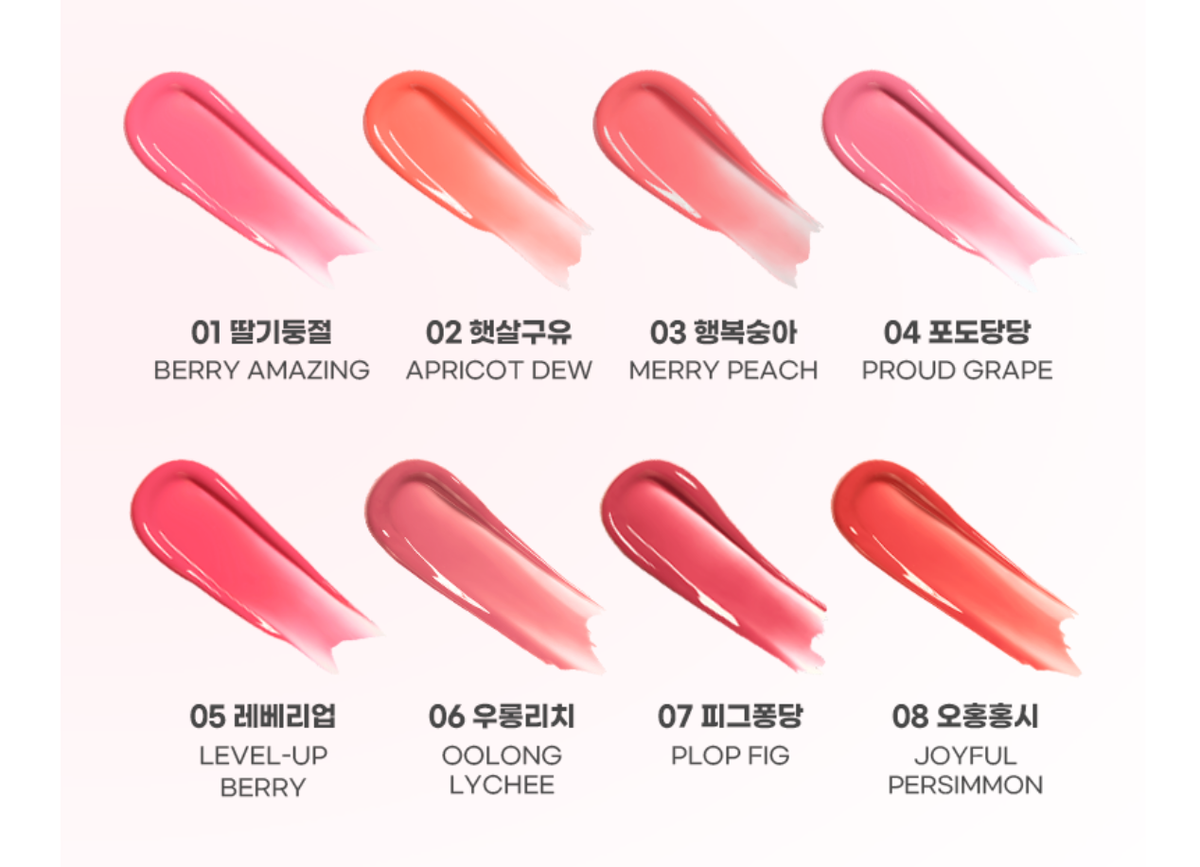 Colorgram Fruity Glass Tint Milk 8 Colors 3g 2025 S/S New K-Beauty