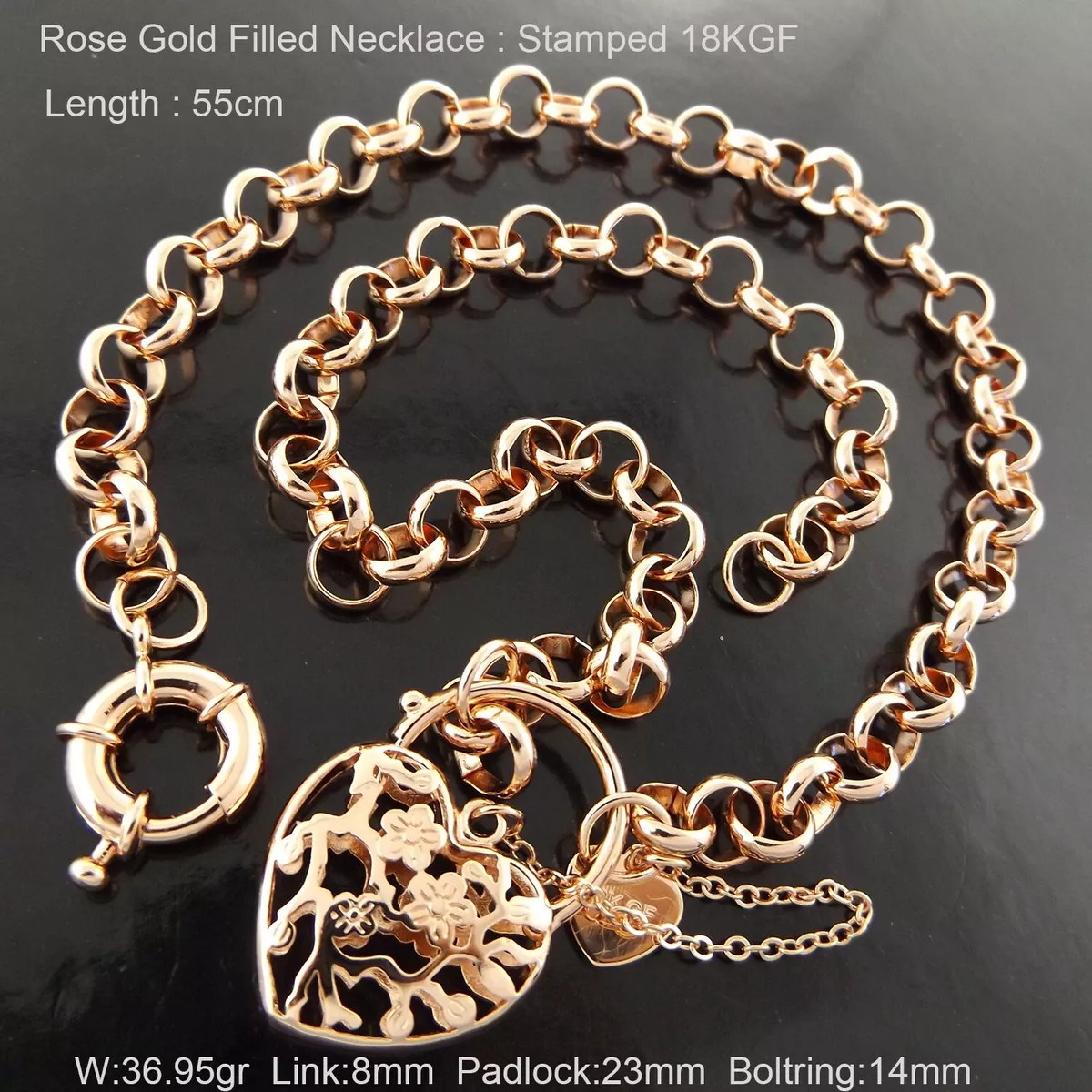 Rose gold on sale filled necklace