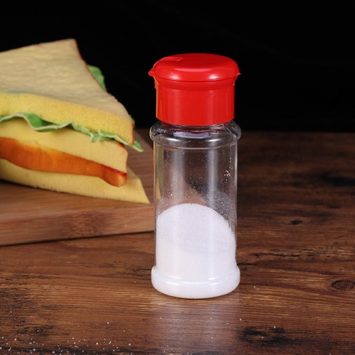 Salt Box Jars Condiment Pots Container Shaker Plastic Jars Shaker Lids - Picture 9 of 12