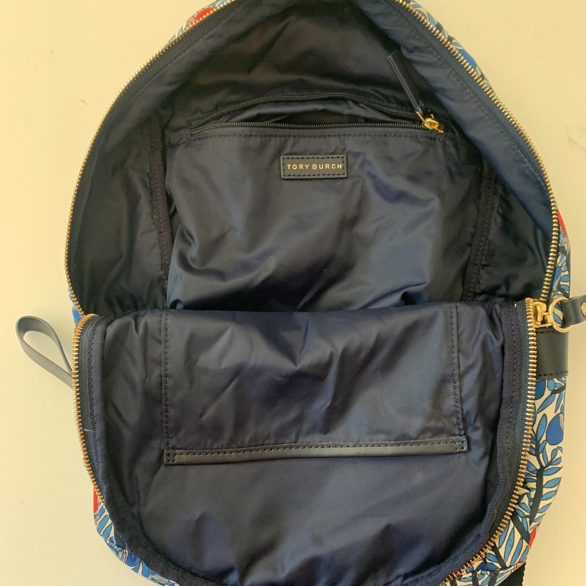TORY BURCH TILDA ZIP BACKPACK 405 ネイビー TORY BURCH TORY BURCH Tilda Nylon Backpack NAVY |