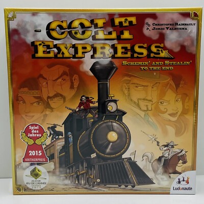 Colt Express 3D Train Robbery Board Game Asmodee Ludonaute