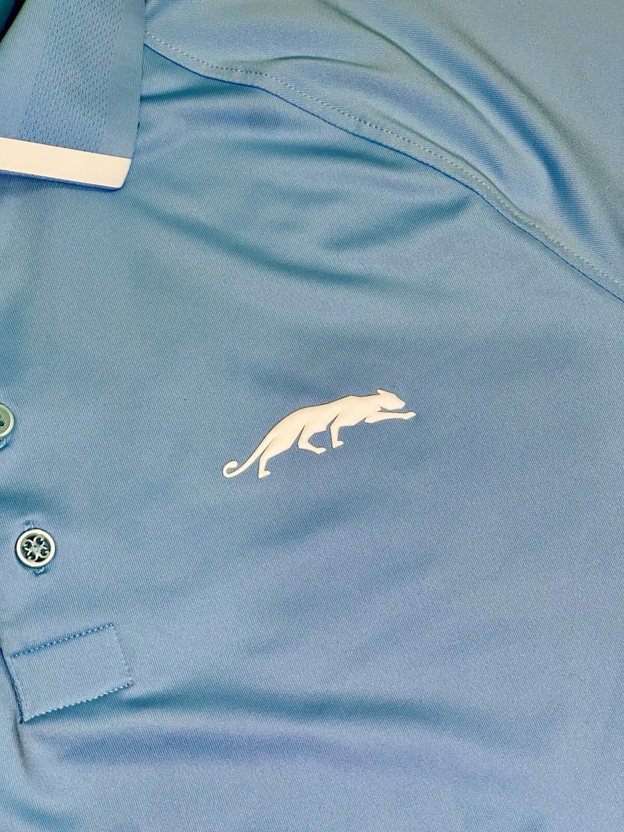 G/FORE Polo Shirt Mens Large Blue The Grove XXIII 23 Michael