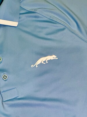 G/FORE Polo Shirt Mens Large Blue The Grove XXIII 23 Michael