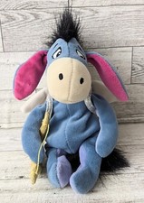 Disney Store Cupid Eeyore Valentine Beanie Plush Toy Stuffed Animal