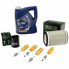 Set für Yamaha FJR 1300 RP 2001-21 Wartung Öl 4L Luftfilter Ölfilter Zündkerzen