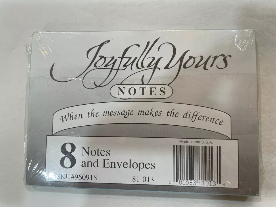 Joyfully Yours 8 Bear Tea Party Note Cards -“Thanks For Being You” New Old Stock - Image 3 of 4