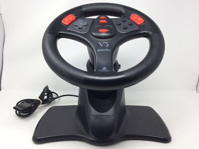 PLAYSTATION PS1 PS2 V3 fx INTERACT RACING STEERING WHEEL CAR PLAYSTATION PS1 PS2 V3 fx INTERACT RACING STEERING WHEEL CAR
