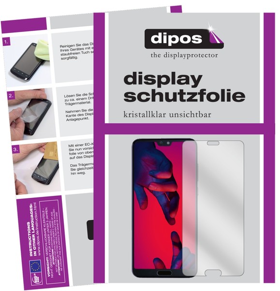6X Schutzfolie FüR Huawei P20 Pro Klar Displayschutzfolie Folie Display Schutz-image