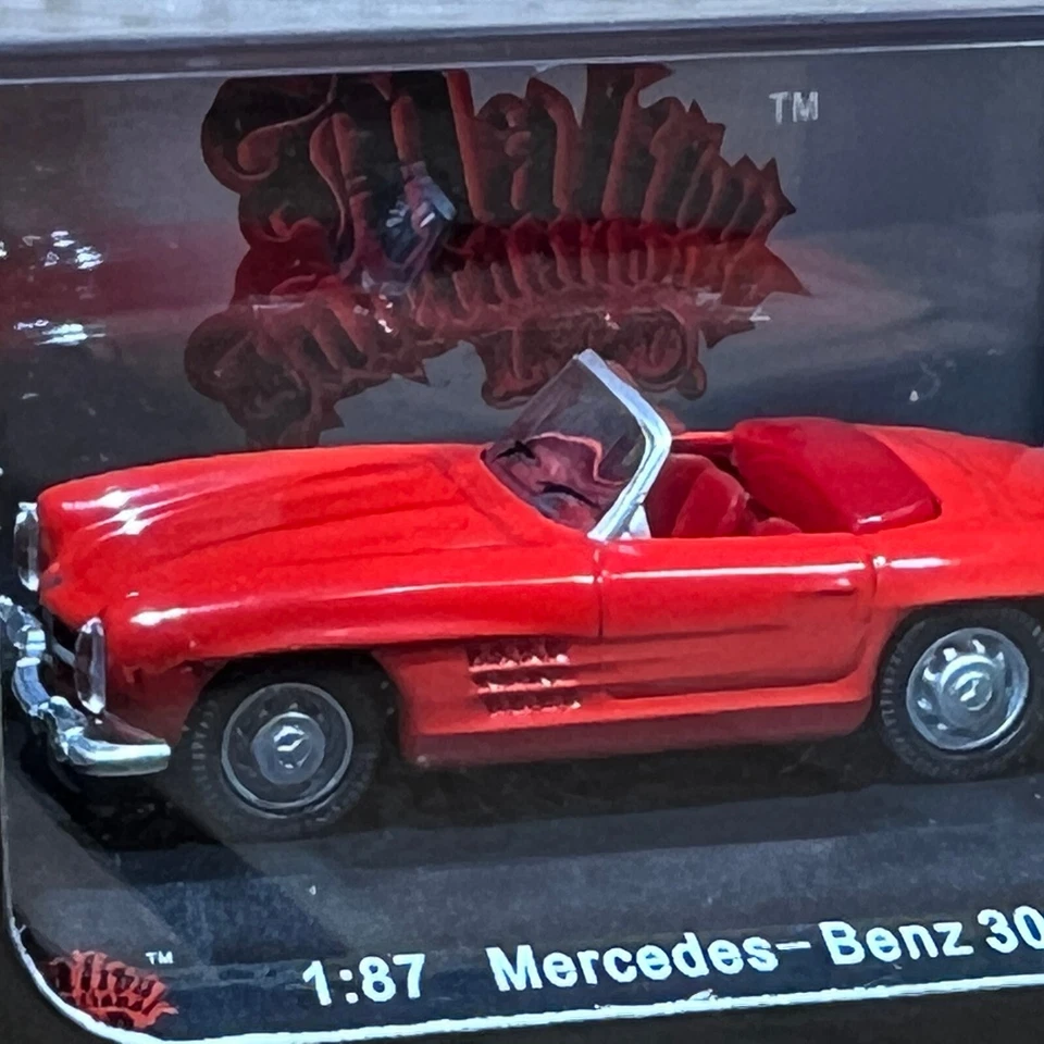 1954 Mercedes-Benz 300SL Cabrio - Model Collection 1:87 Diecast car w/case - Image 3 of 4