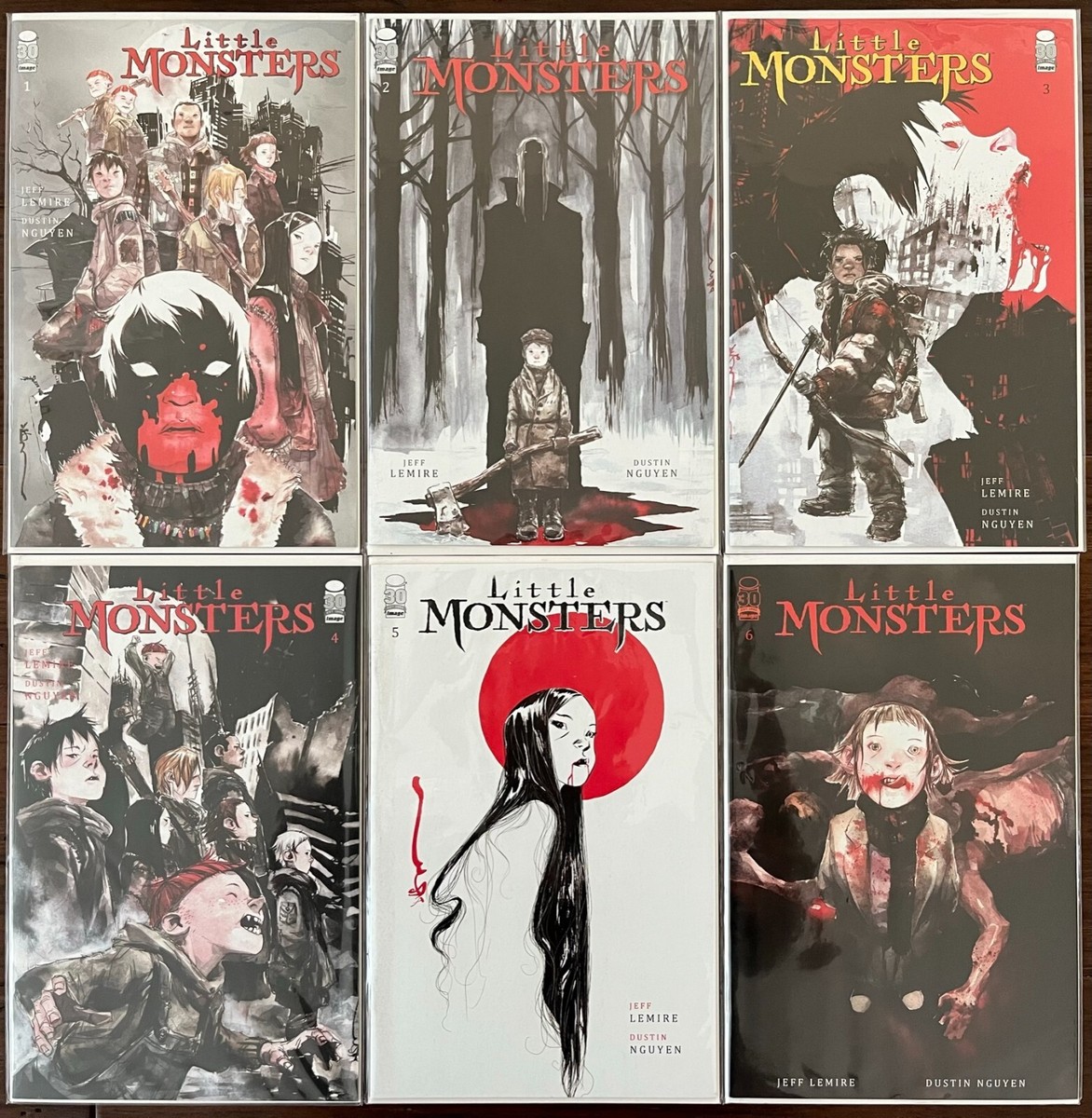 Little Monsters 1 2 3 4 5 6 (Image Comics 2022) * Lemire * Nguyen