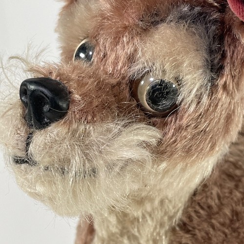 Vintage Schuco Bigo Bello Tramp Plush Disney Dog Mohair German Squeaker Works - Bild 9 von 15