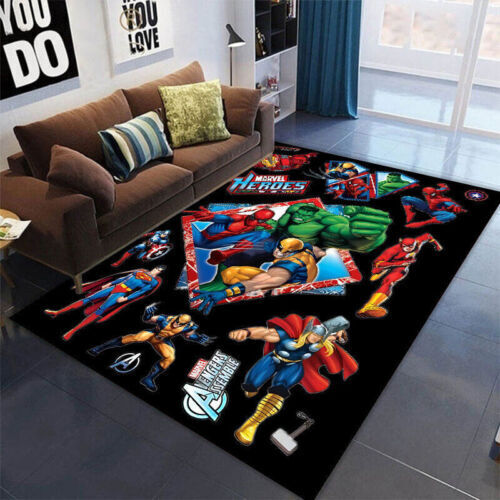 Spiderman Avengers Large Floor Carpet Mat Area Rug Bedroom Living Room Anti-Slip - Picture 20 of 26