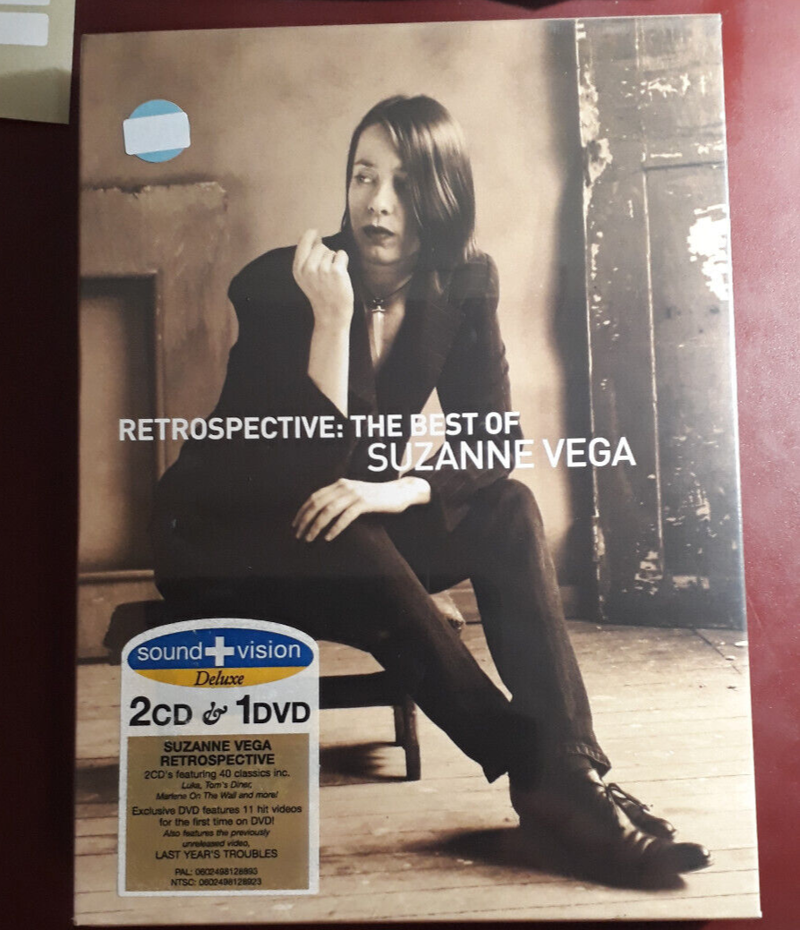 SUZANNE VEGA-RETROSPECTIVE:BEST OF*DVD+2 CD* BRAND NEW SEALED NUOVO SIGILLATO