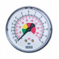 "Neu 63Mm 0-170 Psi 0-12 Bar 1/4\" Luftdruck Manometer Druckluftmesser MessgeräT"