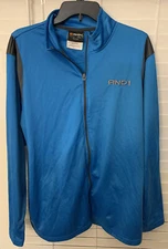AND 1 Size XL Blue  Full Zip Jacket