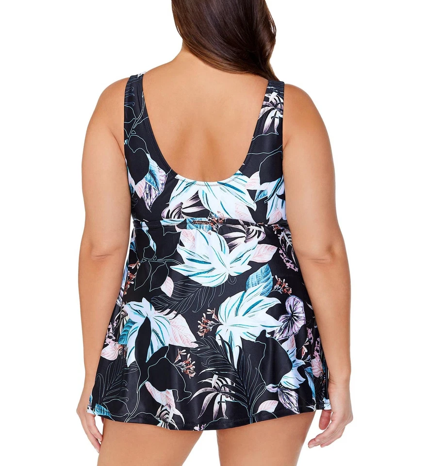 Vestido de baño Lucia estampado talla grande Raisins 294763 Curve para mujer, 18 W Foto 2 de 2