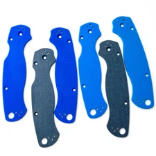 2PC Custom Handle Scales G10 Patch For Spyderco Paramilitary 2 C81 Para 2 Knifes
