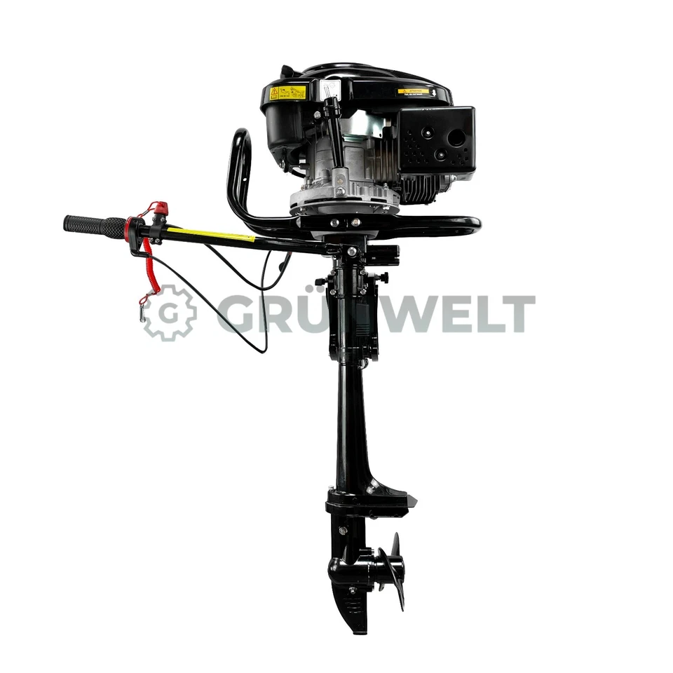 Außenborder GW-200FC Außenbordmotor 6.5 PS 4-Takt Bootsmotor Angeln Benzinmotor - Bild 3 von 4