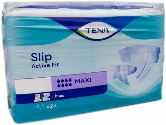 Tena Slip Active Fit Maxi medium weiss/lila 15.25.31.7027 FOLIE 24er Packung