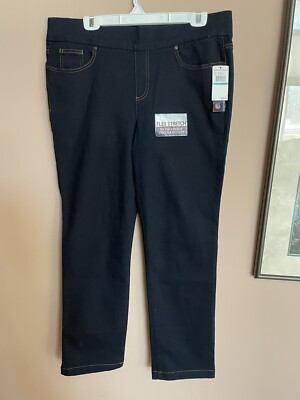 Gloria Vanderbilt Jeans Blue All-Around Slimming Effect Stretch Women's Pants 16