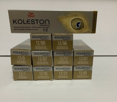 Wella KOLESTON Perfect PERMANENT Creme Haircolor Series  12  (slvr bx)  ********