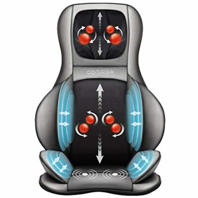 Comfier Shiatsu Neck & Back Massager   2D/3D Kneading Full Back Massager with 