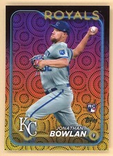 2024 Jonathan Bowlan Topps Series 2 Holiday Foil Parallel RC!  Royals!
