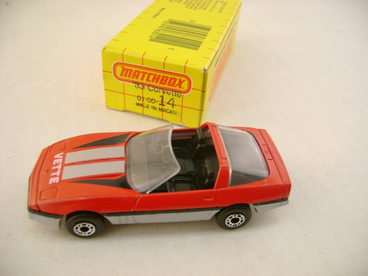 1983 MATCHBOX SUPERFAST #14 1984 '83 RED CORVETTE VETTE NEW