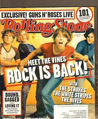 905 SEPT 19 2002 ROLLING STONE vintage music magazine -- VINES | eBay