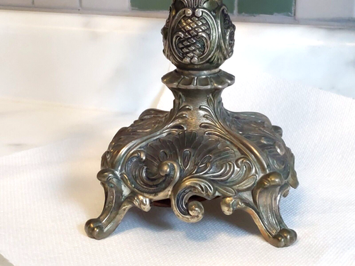 France Epergne Pineapple Centerpiece c1880 Silver Crystal Thanksgiving Christmas - Picture 11 of 12