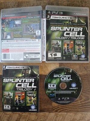 Splinter Cell Trilogy (Sony PlayStation 3, PS3) Complete CIB - Tested