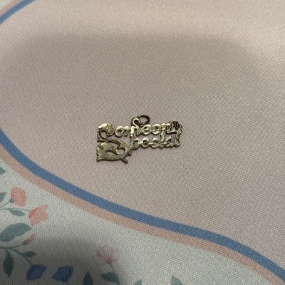 Someone Special Silver Tone Cursive Charm Bracelet Necklace