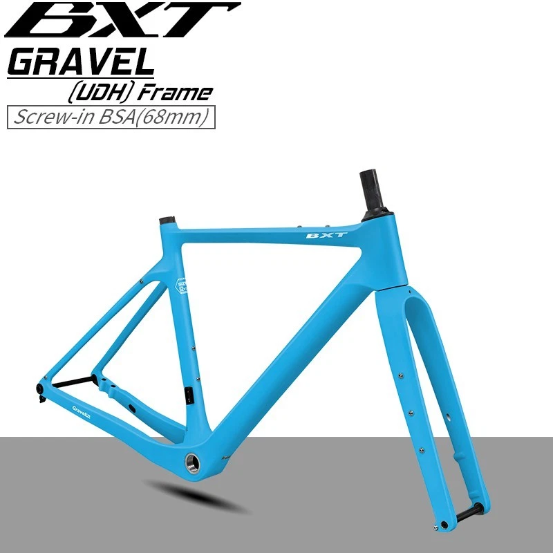 BXT 700*45C Fahrradrahmen Scheibenbremse Straße Frameset NO-Gravel Lenker - Bild 4 von 4