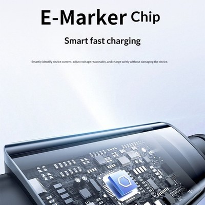 Portable USB Type C Charging Cord for 100W Fast Charging for Travel and Mobile