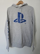 PlayStation PS Logo Grey Hoodie XS Official Licensed Jumper