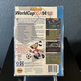 World Cup USA '94 (Sega CD) Complete CIB Case Manual Game Excellent Condition