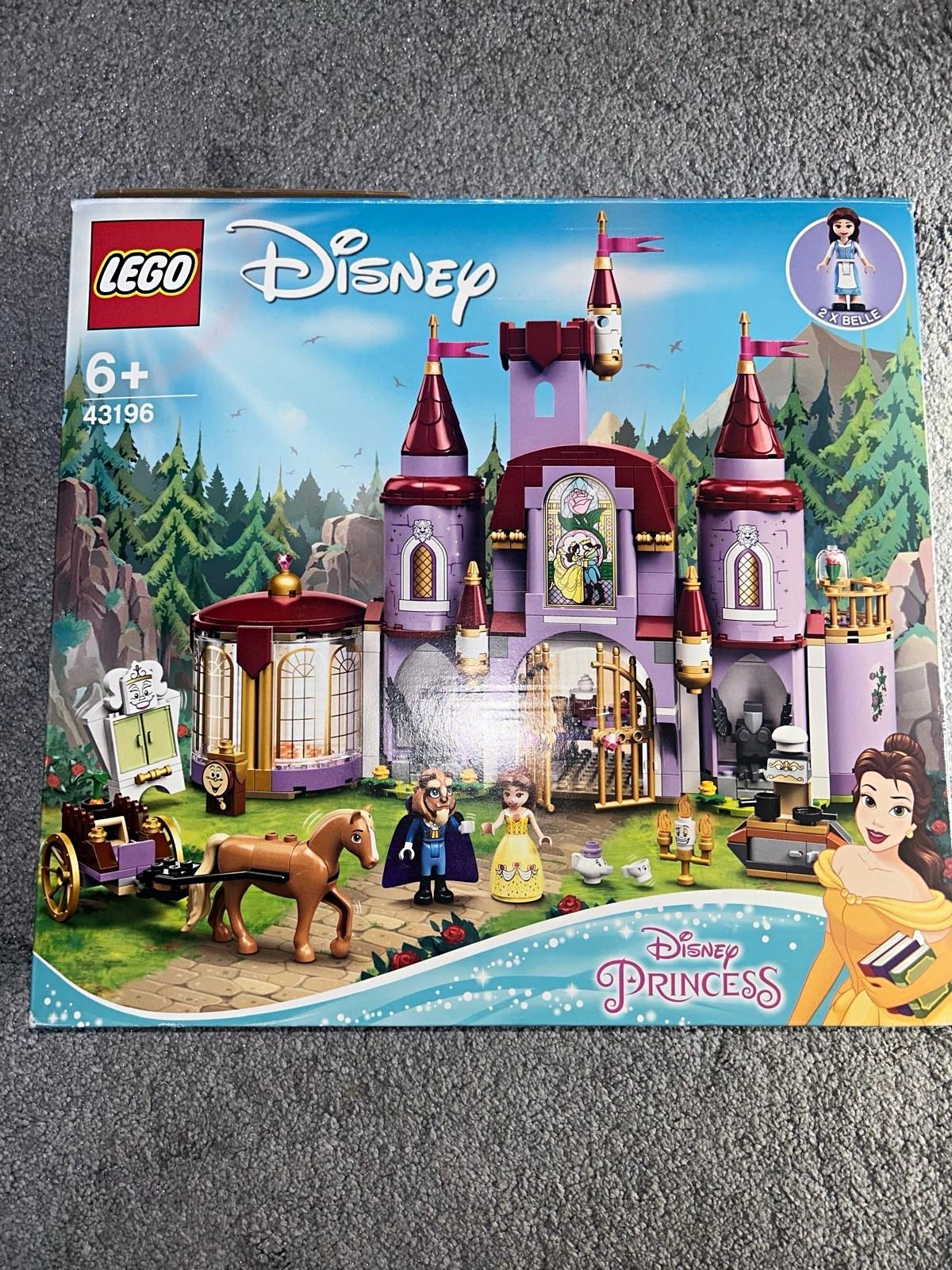 LEGO Disney Princess Belle and the Beast's Castle 43196 238pcs Age 6+