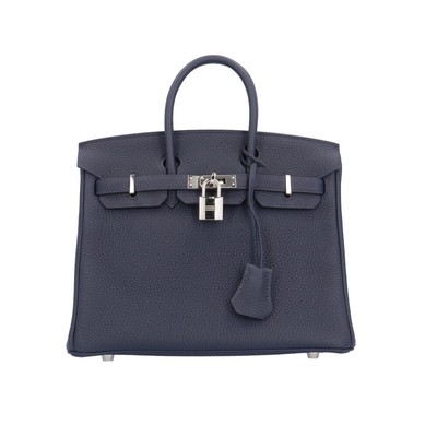 HERMES Handbag leather Birkin 25 used