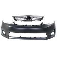 Bumper Cover Fascia Front for Toyota Camry 2012-2014
