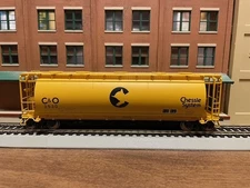 Atlas HO 1967-2 C&O Chessie System ACF 6 Bay Cylindrical Hopper #2530 in HO