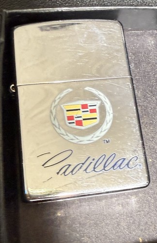 Cadillac Crest Zippo Lighter - GM - Escalade - Coupe DeVille - Eldorado - Wreath