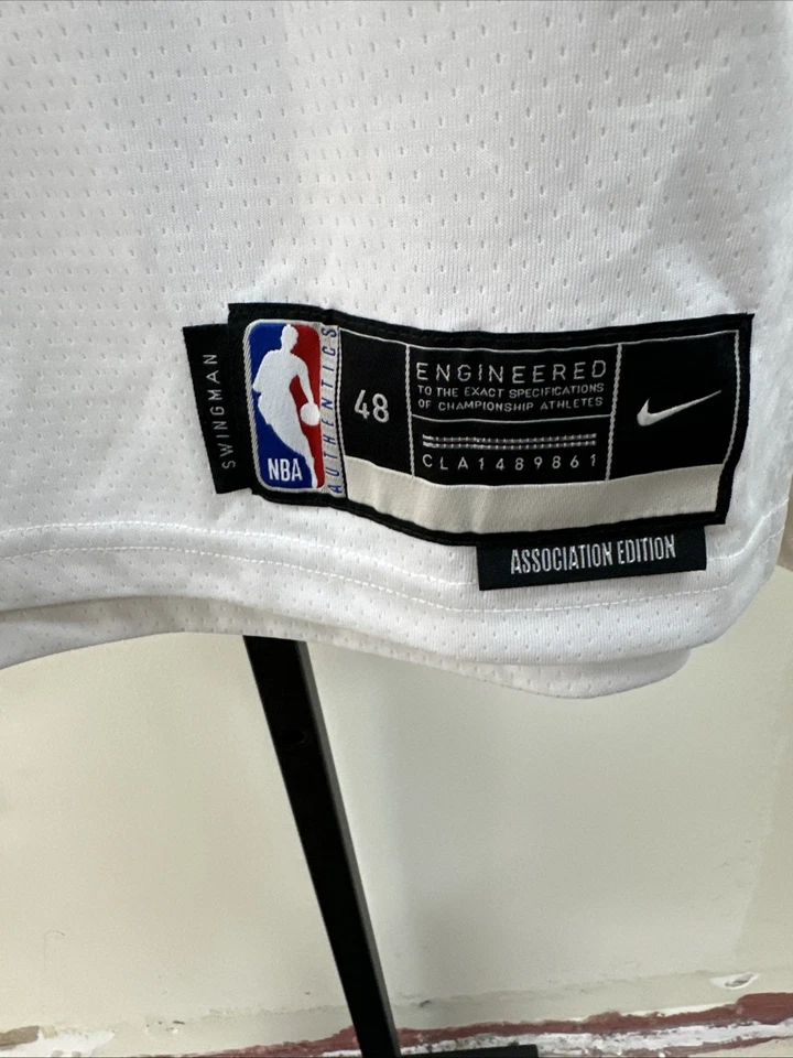 Nike Yuta Watanabe Brooklyn Nets Association Swingman Jersey Men Sz 48-L - Image 3 of 4