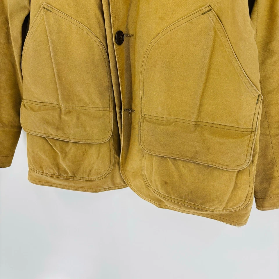 Chaqueta de Caza True Vintage Años 40’s 50’s Talla 40 Mediana Cumberland Tin Cloth Tarea Foto 4 de 4