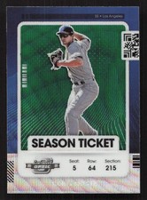 2021 Panini Contenders Corey Seager Optic Green Wave #5 Card